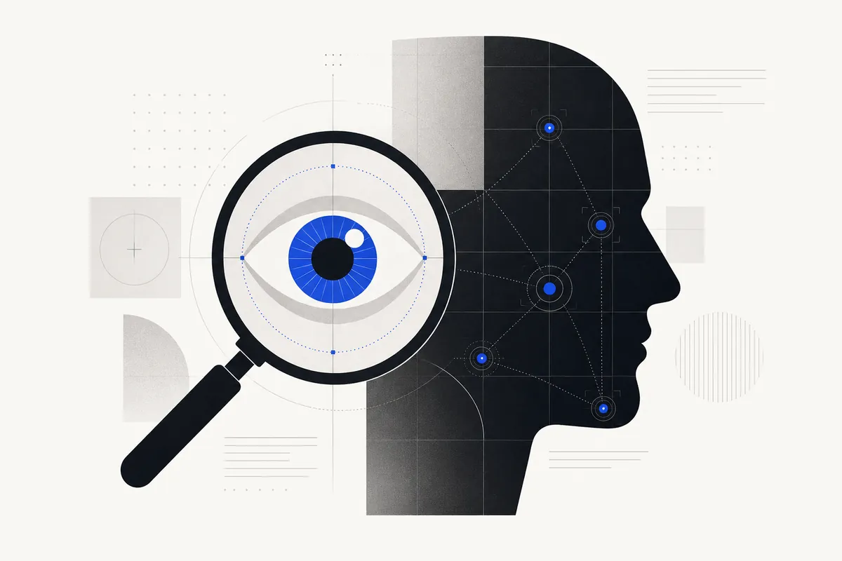 Editorial illustration: how to spot a deepfake